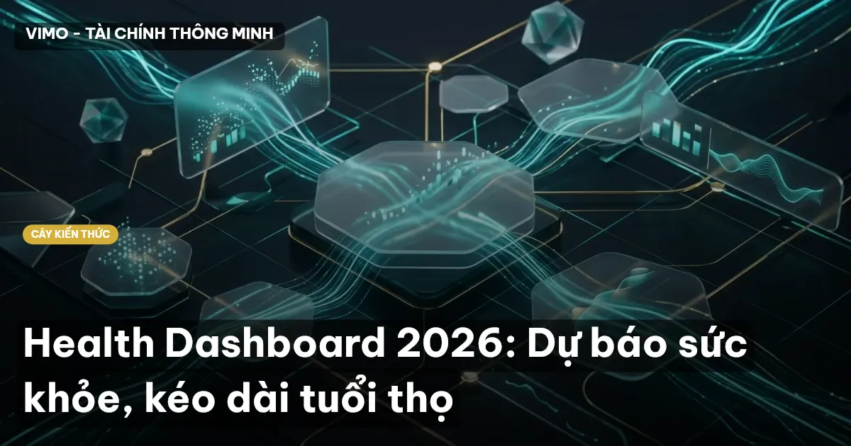 Health Dashboard 2026: Dự báo sức khỏe, kéo dài tuổi thọ
