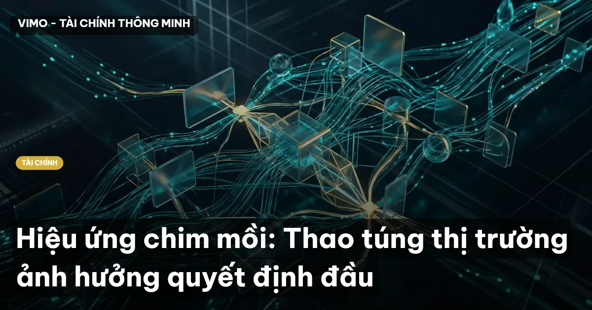 Hiệu ứng chim mồi: Thao túng thị trường ảnh hưởng quyết định đầu