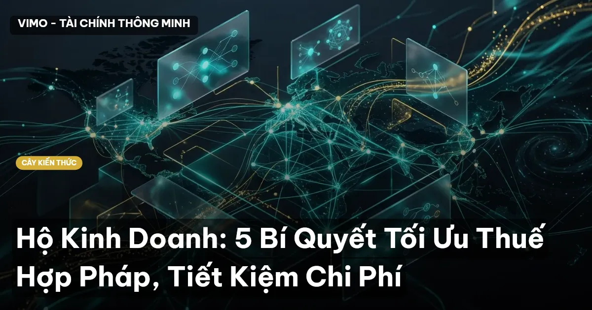 Hộ Kinh Doanh: 5 Bí Quyết Tối Ưu Thuế Hợp Pháp, Tiết Kiệm Chi Phí