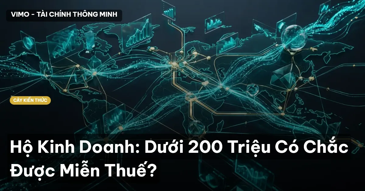 Hộ Kinh Doanh: Dưới 200 Triệu Có Chắc Được Miễn Thuế?