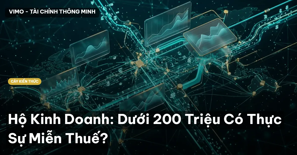 Hộ Kinh Doanh: Dưới 200 Triệu Có Thực Sự Miễn Thuế?