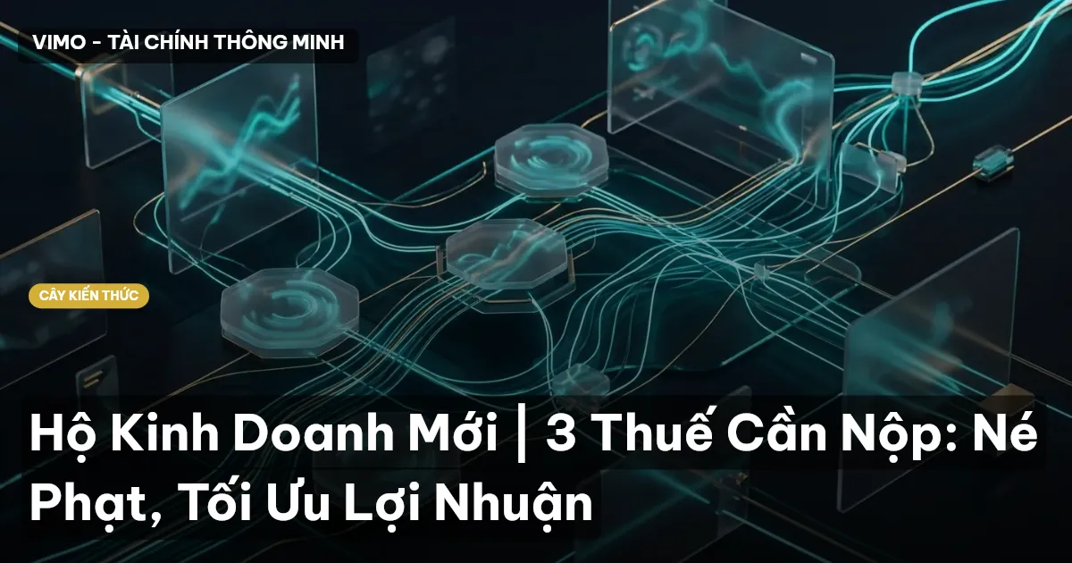 Hộ Kinh Doanh Mới | 3 Thuế Cần Nộp: Né Phạt, Tối Ưu Lợi Nhuận