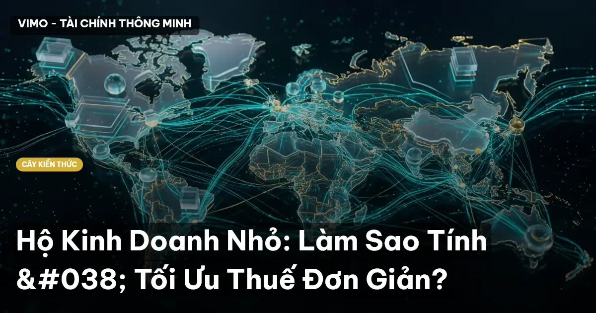 Hộ Kinh Doanh Nhỏ: Làm Sao Tính & Tối Ưu Thuế Đơn Giản?
