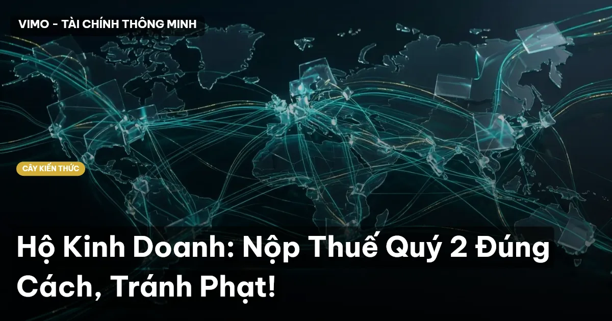 Hộ Kinh Doanh: Nộp Thuế Quý 2 Đúng Cách, Tránh Phạt!
