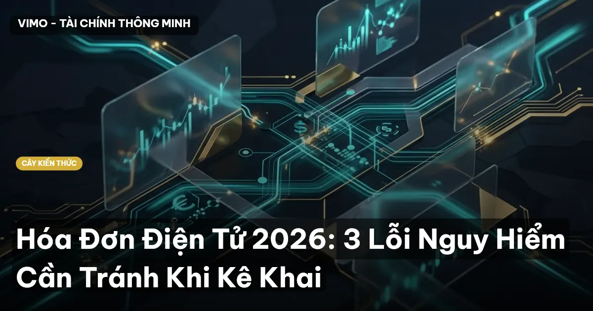 Hóa Đơn Điện Tử 2026: 3 Lỗi Nguy Hiểm Cần Tránh Khi Kê Khai