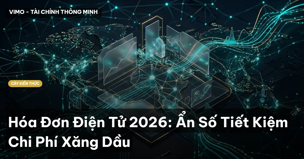 Hóa Đơn Điện Tử 2026: Ẩn Số Tiết Kiệm Chi Phí Xăng Dầu