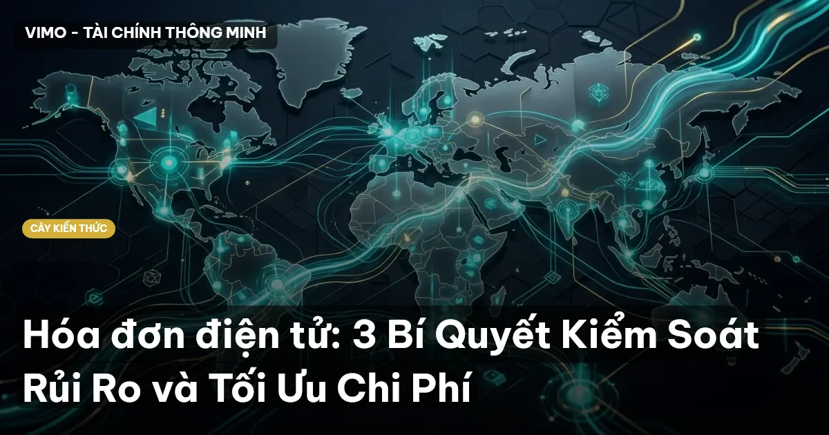 Hóa đơn điện tử: 3 Bí Quyết Kiểm Soát Rủi Ro và Tối Ưu Chi Phí