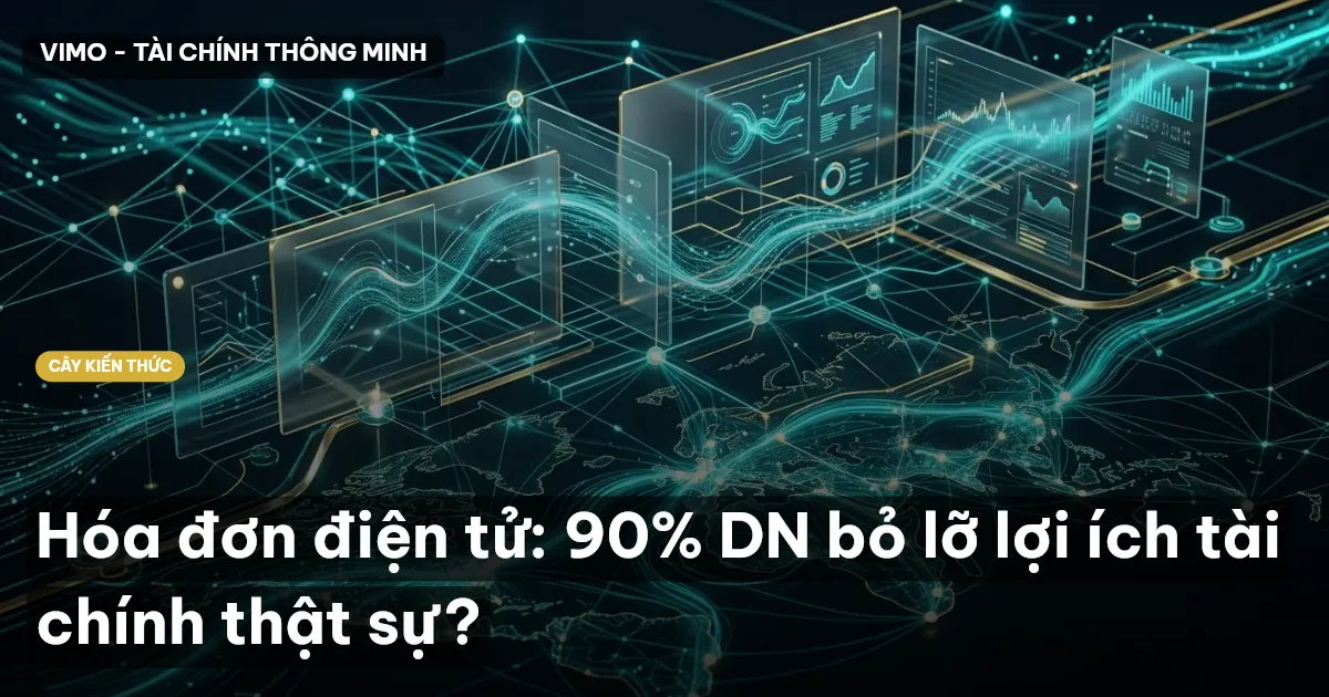 Hóa đơn điện tử: 90% DN bỏ lỡ lợi ích tài chính thật sự?