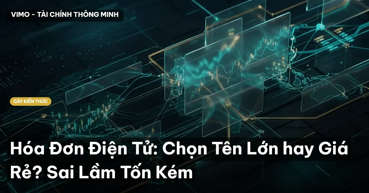 Hóa Đơn Điện Tử: Chọn Tên Lớn hay Giá Rẻ? Sai Lầm Tốn Kém