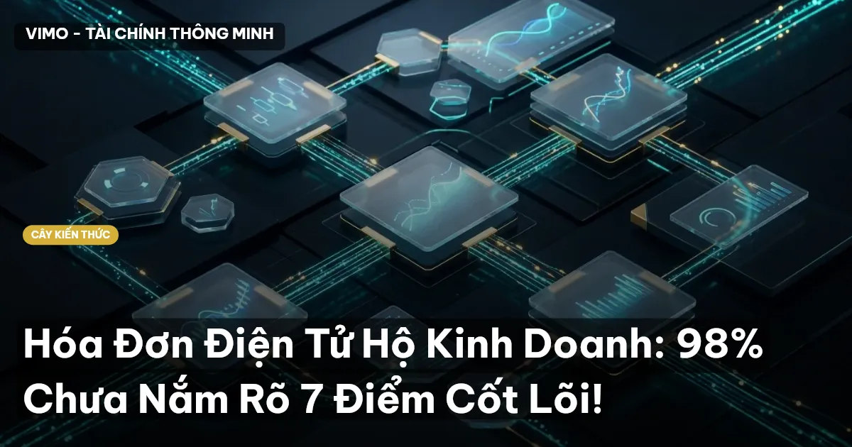 Hóa Đơn Điện Tử Hộ Kinh Doanh: 98% Chưa Nắm Rõ 7 Điểm Cốt Lõi!