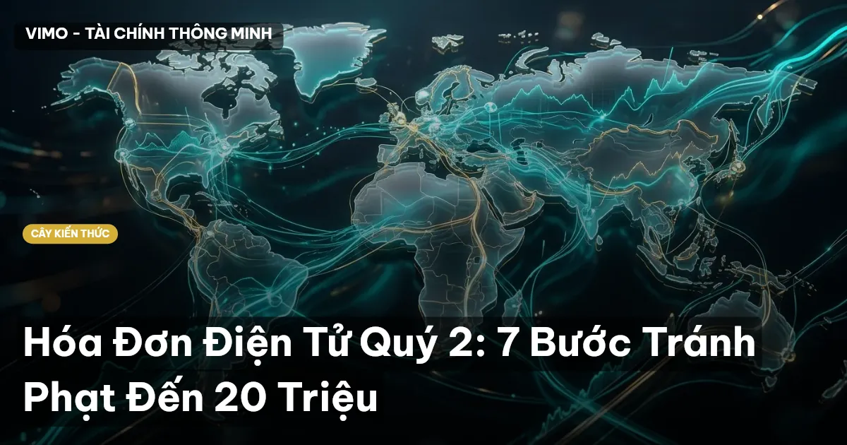 Hóa Đơn Điện Tử Quý 2: 7 Bước Tránh Phạt Đến 20 Triệu