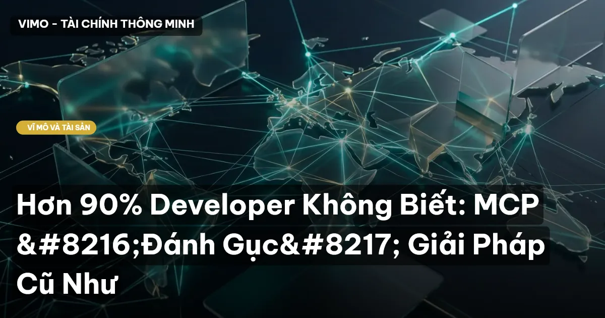 Hơn 90% Developer Không Biết: MCP ‘Đánh Gục’ Giải Pháp Cũ Như
