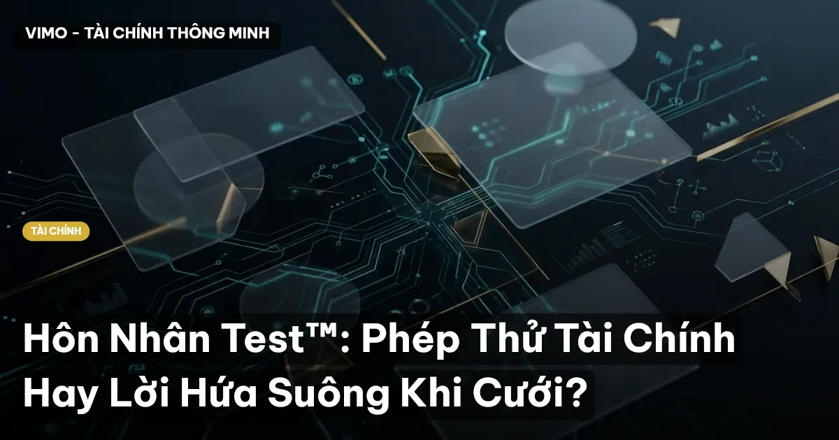Hôn Nhân Test™: Phép Thử Tài Chính Hay Lời Hứa Suông Khi Cưới?