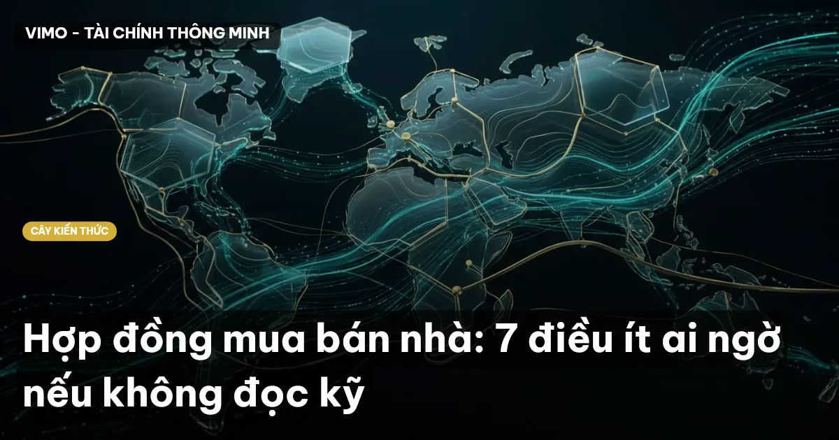 Hợp đồng mua bán nhà: 7 điều ít ai ngờ nếu không đọc kỹ