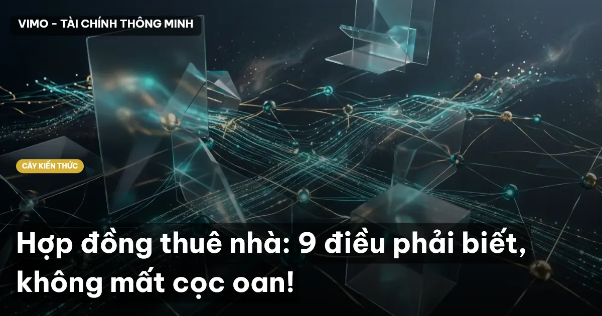 Hợp đồng thuê nhà: 9 điều phải biết, không mất cọc oan!