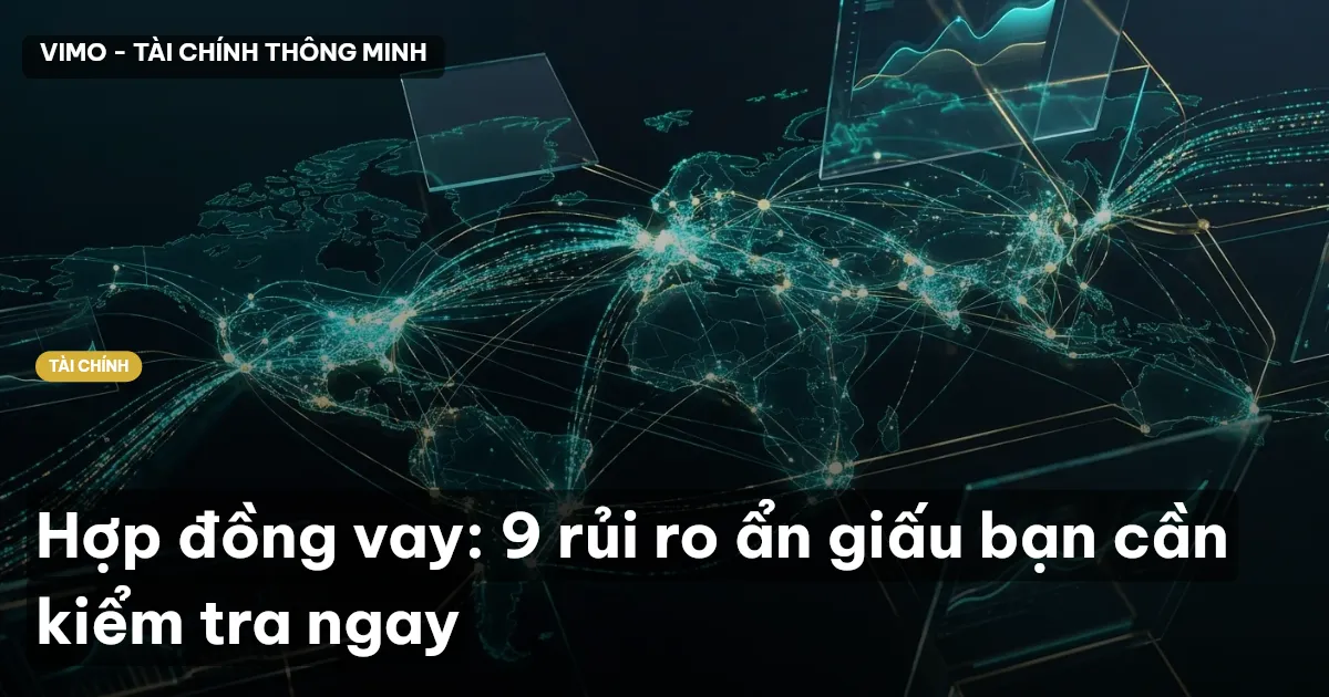 Hợp đồng vay: 9 rủi ro ẩn giấu bạn cần kiểm tra ngay