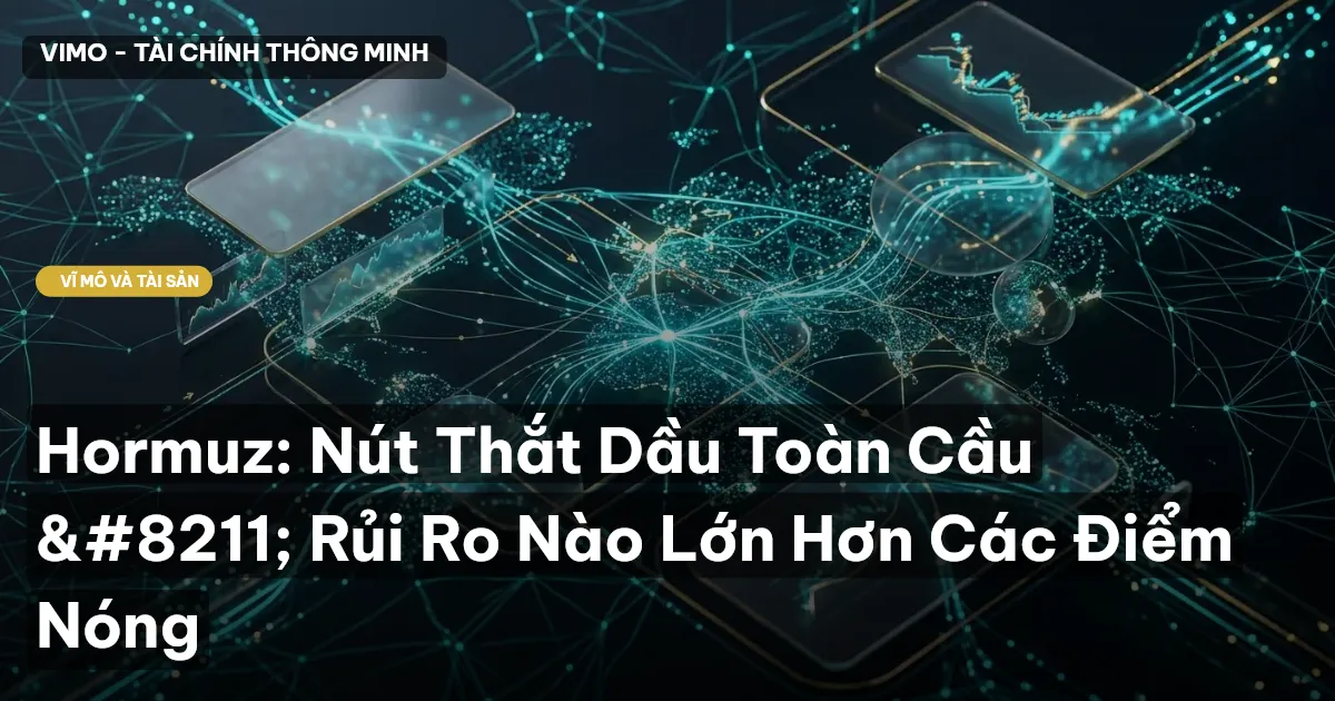 Hormuz: Nút Thắt Dầu Toàn Cầu – Rủi Ro Nào Lớn Hơn Các Điểm Nóng