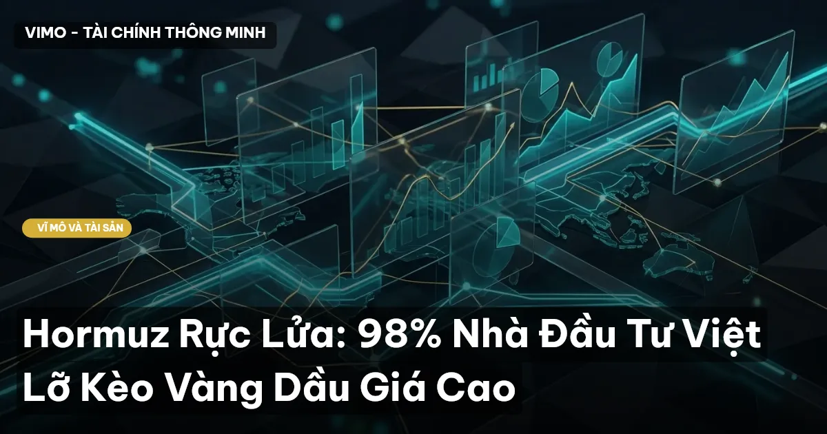 Hormuz Rực Lửa: 98% Nhà Đầu Tư Việt Lỡ Kèo Vàng Dầu Giá Cao