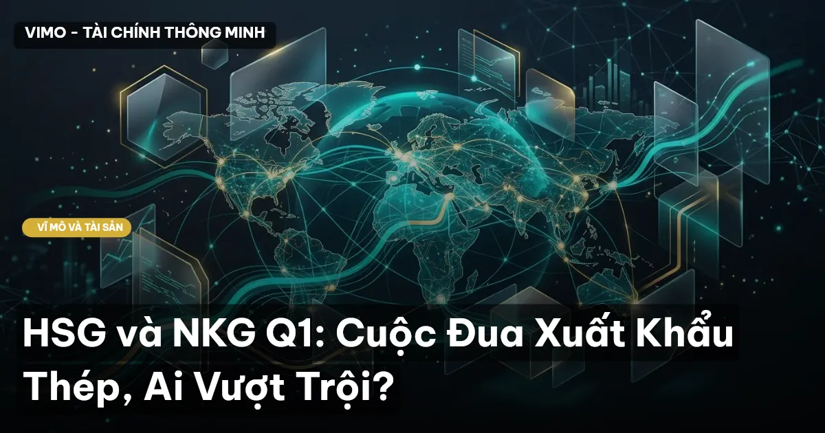 HSG và NKG Q1: Cuộc Đua Xuất Khẩu Thép, Ai Vượt Trội?