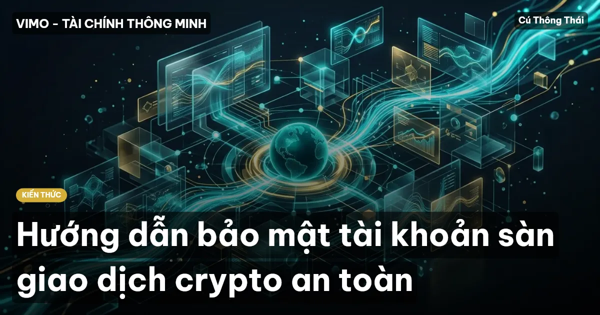Hướng dẫn bảo mật tài khoản sàn giao dịch crypto an toàn