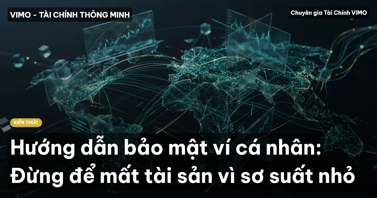 Hướng dẫn bảo mật ví cá nhân: Đừng để mất tài sản vì sơ suất nhỏ