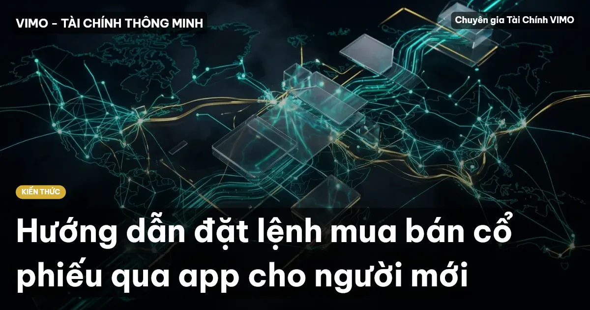 Hướng dẫn đặt lệnh mua bán cổ phiếu qua app cho người mới