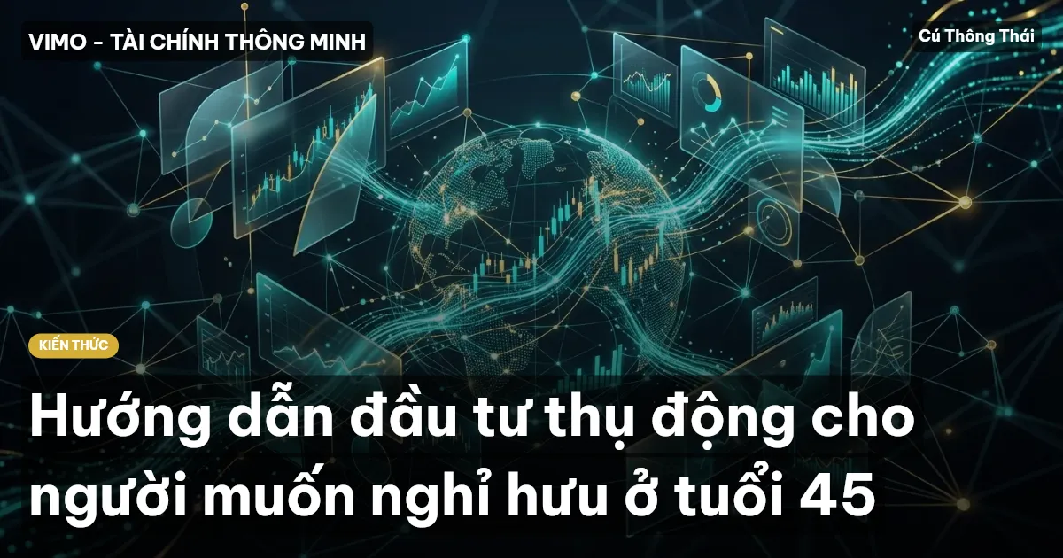 Hướng dẫn đầu tư thụ động cho người muốn nghỉ hưu ở tuổi 45