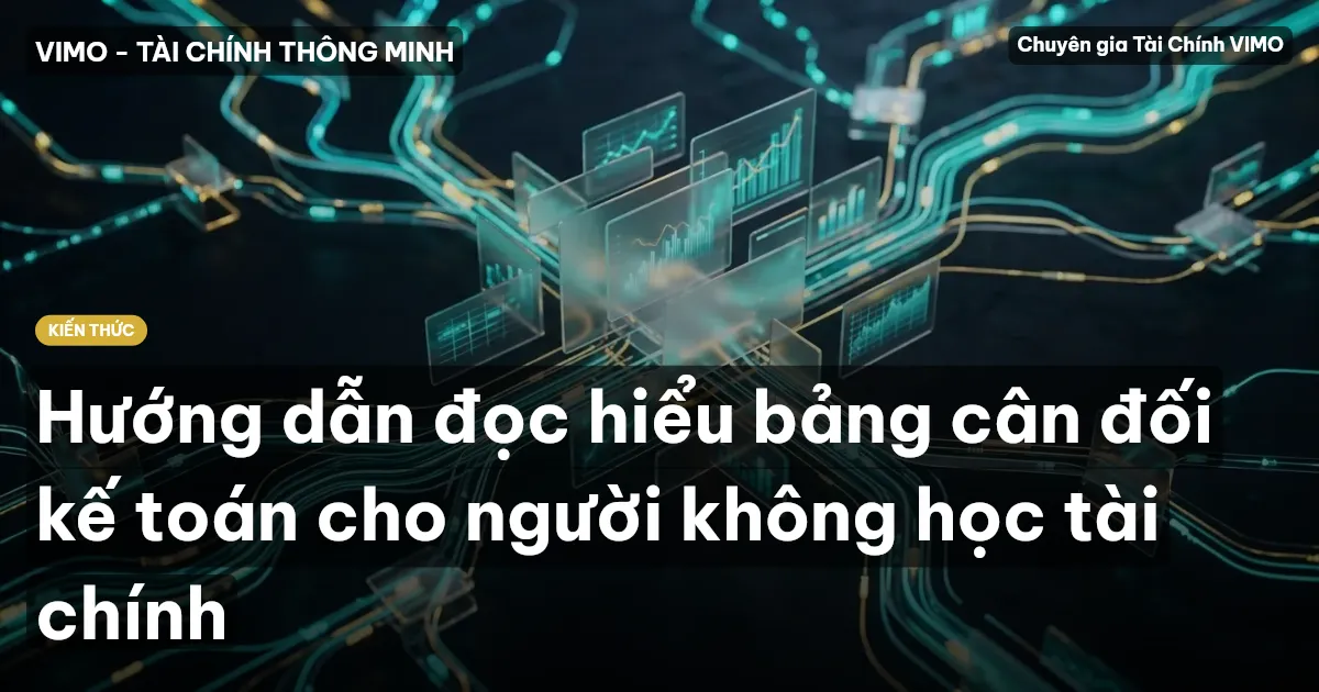 Hướng dẫn đọc hiểu bảng cân đối kế toán cho người không học tài chính