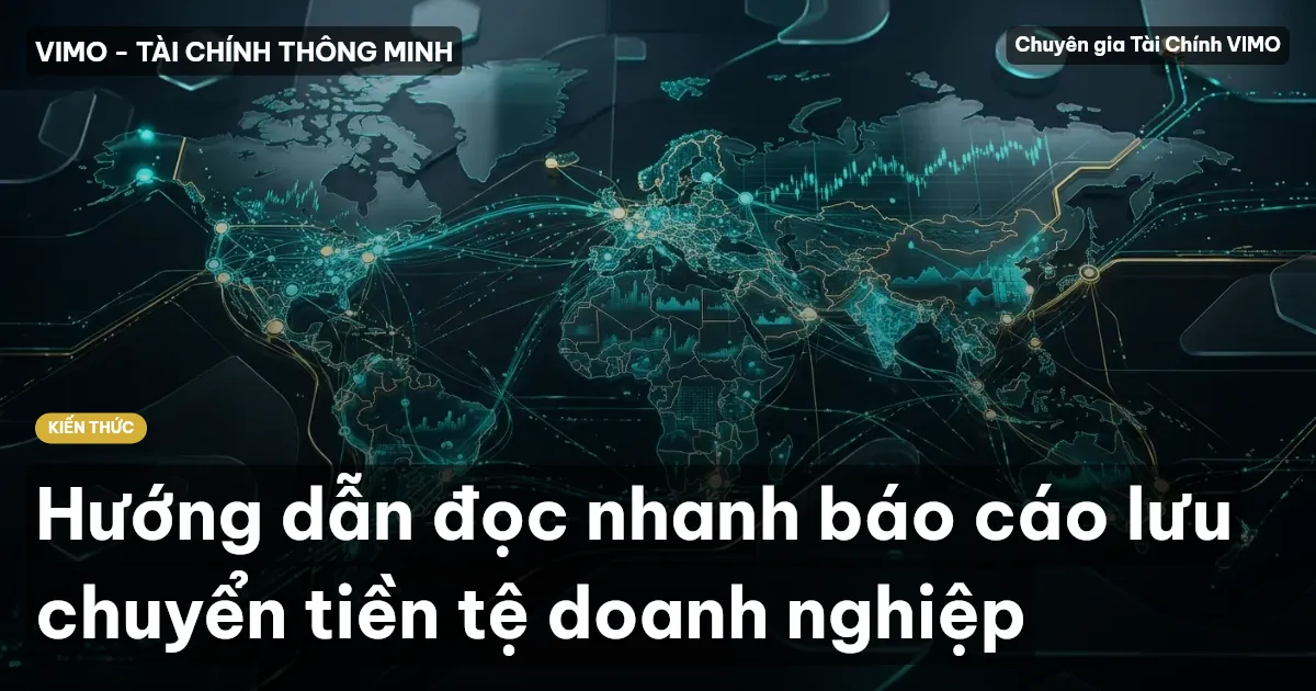 Hướng dẫn đọc nhanh báo cáo lưu chuyển tiền tệ doanh nghiệp