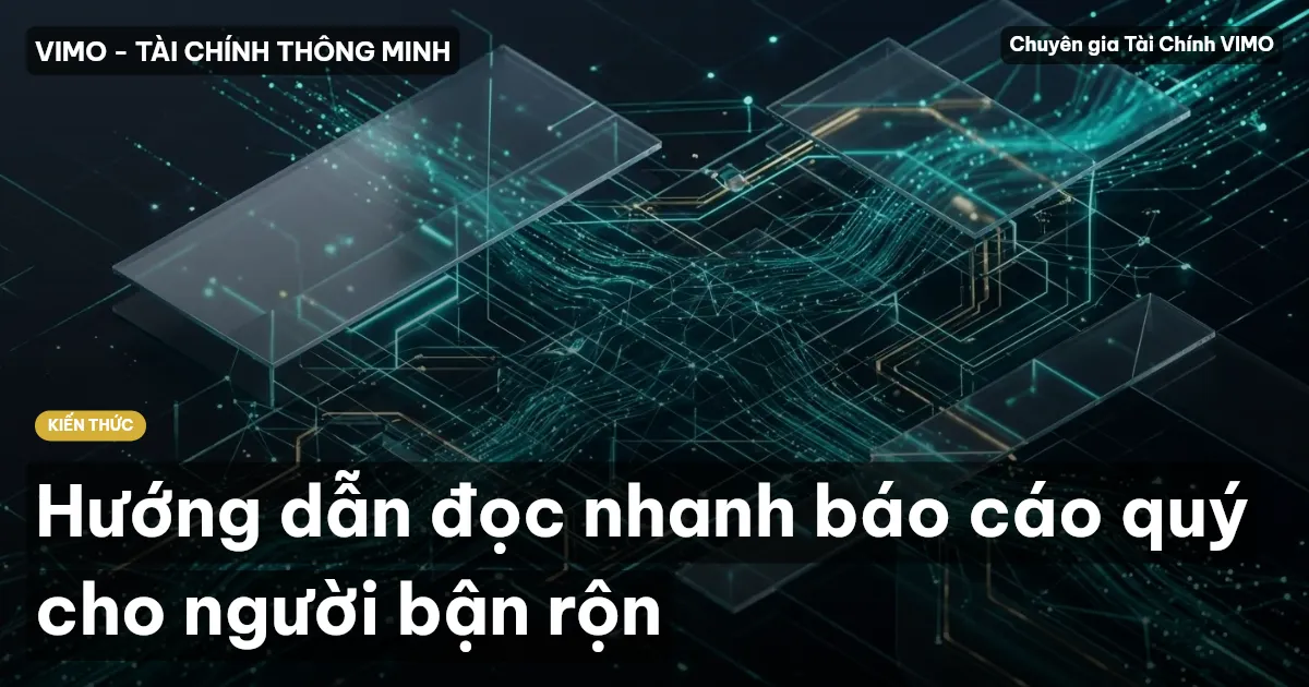 Hướng dẫn đọc nhanh báo cáo quý cho người bận rộn