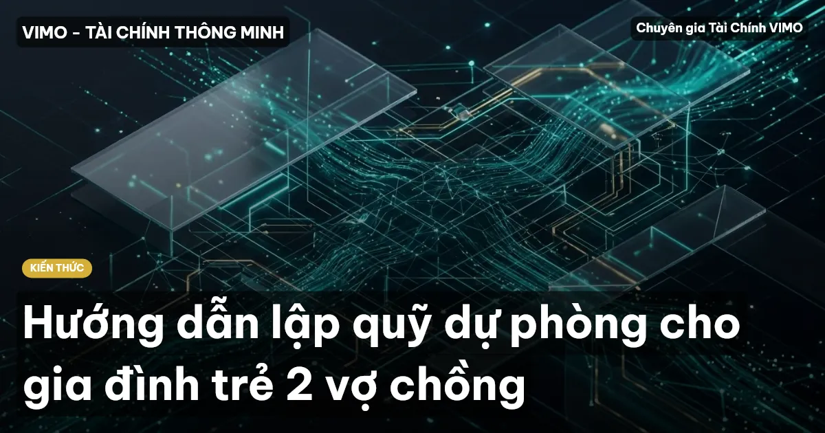 Hướng dẫn lập quỹ dự phòng cho gia đình trẻ 2 vợ chồng