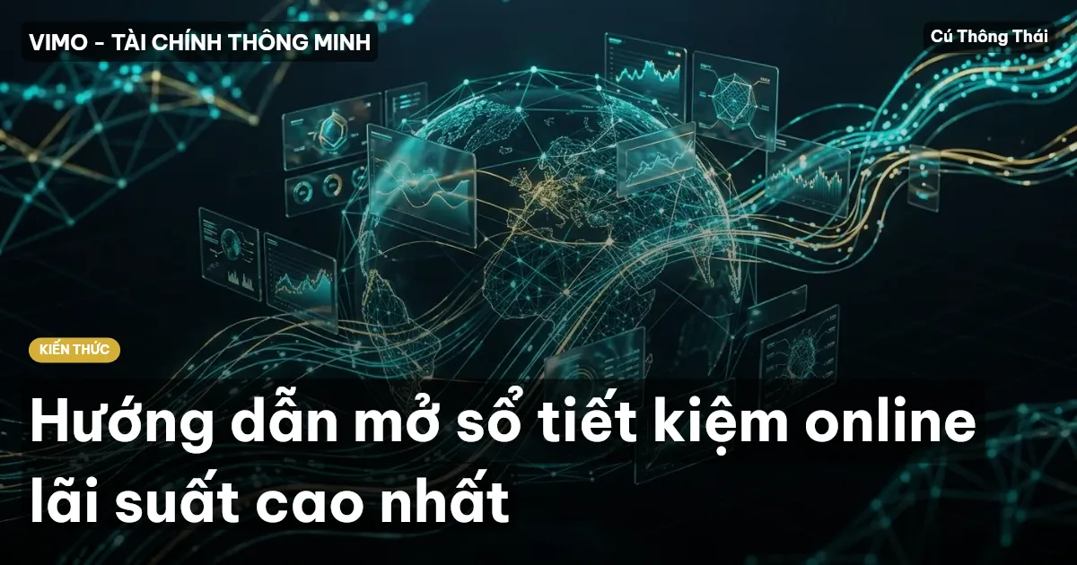 Hướng dẫn mở sổ tiết kiệm online lãi suất cao nhất