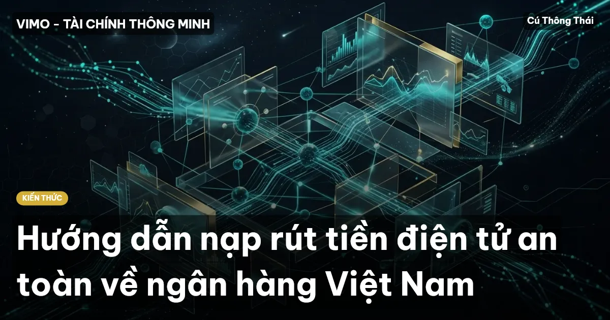 Hướng dẫn nạp rút tiền điện tử an toàn về ngân hàng Việt Nam