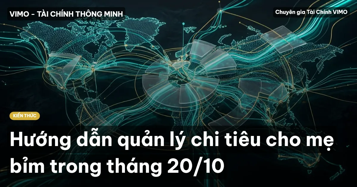 Hướng dẫn quản lý chi tiêu cho mẹ bỉm trong tháng 20/10