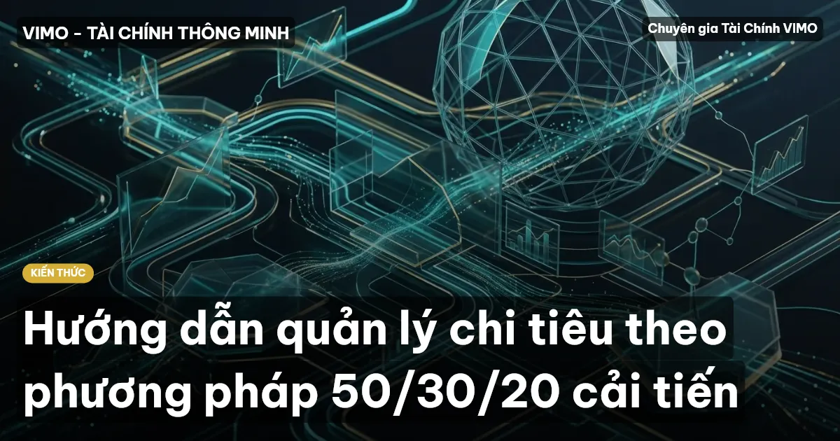Hướng dẫn quản lý chi tiêu theo phương pháp 50/30/20 cải tiến