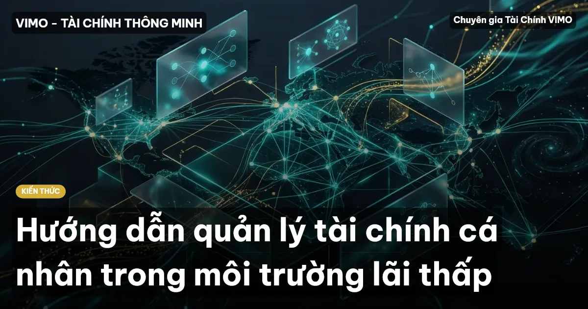 Hướng dẫn quản lý tài chính cá nhân trong môi trường lãi thấp