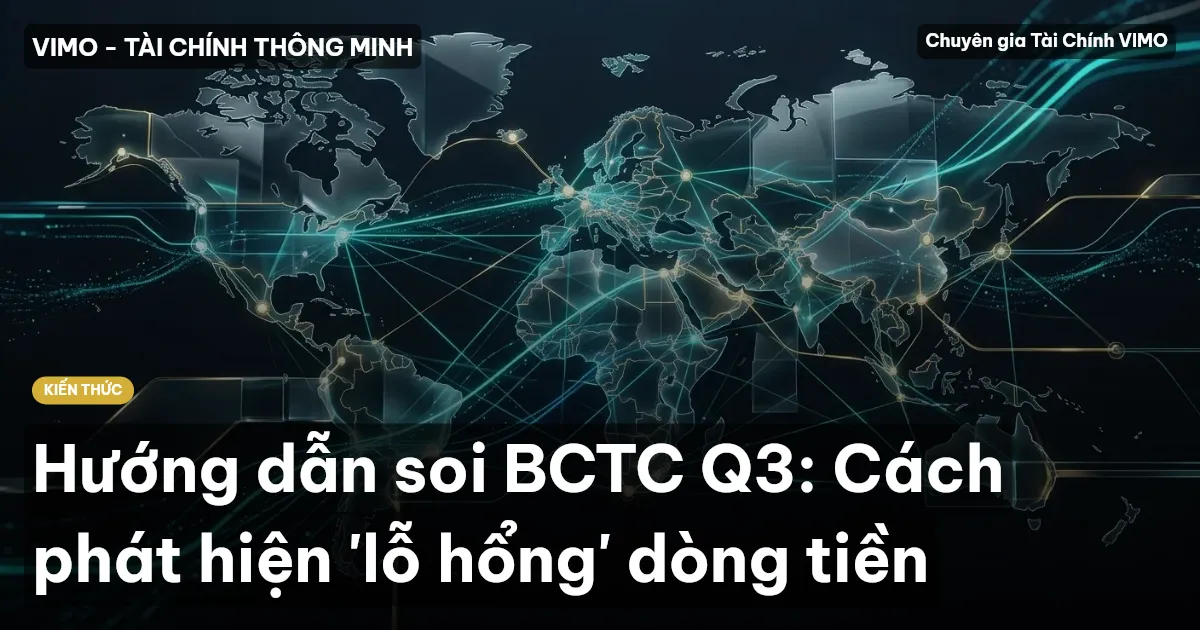 Hướng dẫn soi BCTC Q3: Cách phát hiện 'lỗ hổng' dòng tiền