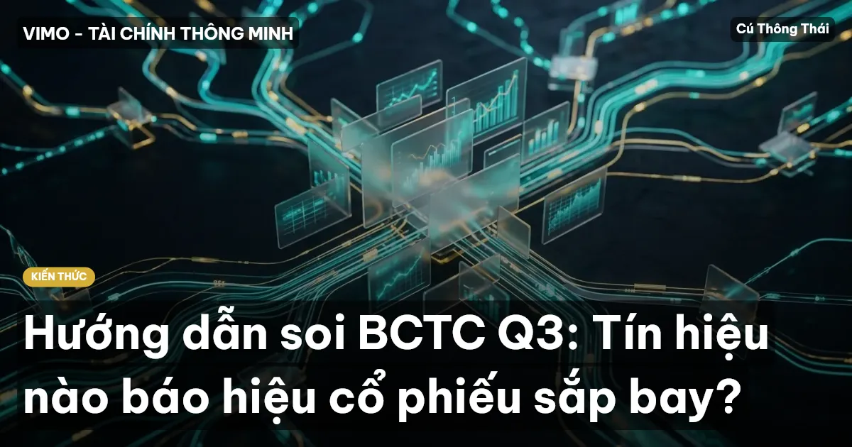 Hướng dẫn soi BCTC Q3: Tín hiệu nào báo hiệu cổ phiếu sắp bay?