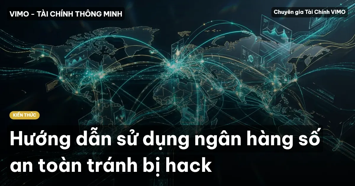 Hướng dẫn sử dụng ngân hàng số an toàn tránh bị hack