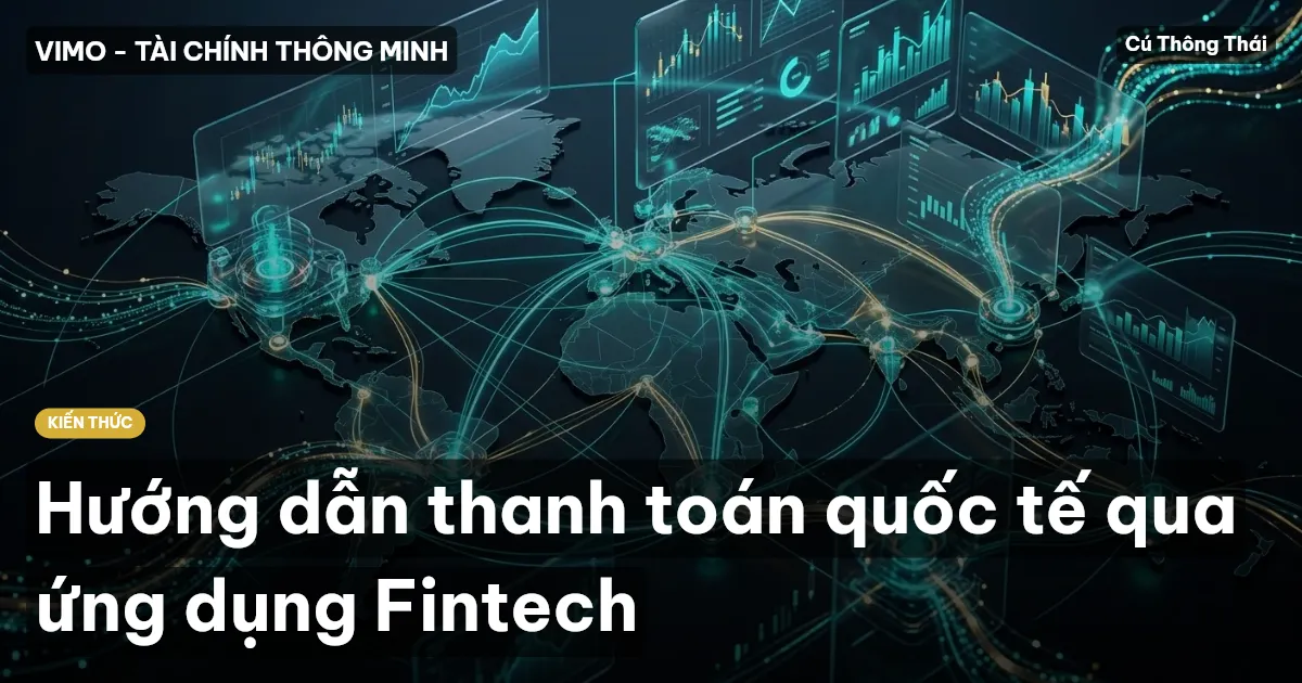 Hướng dẫn thanh toán quốc tế qua ứng dụng Fintech