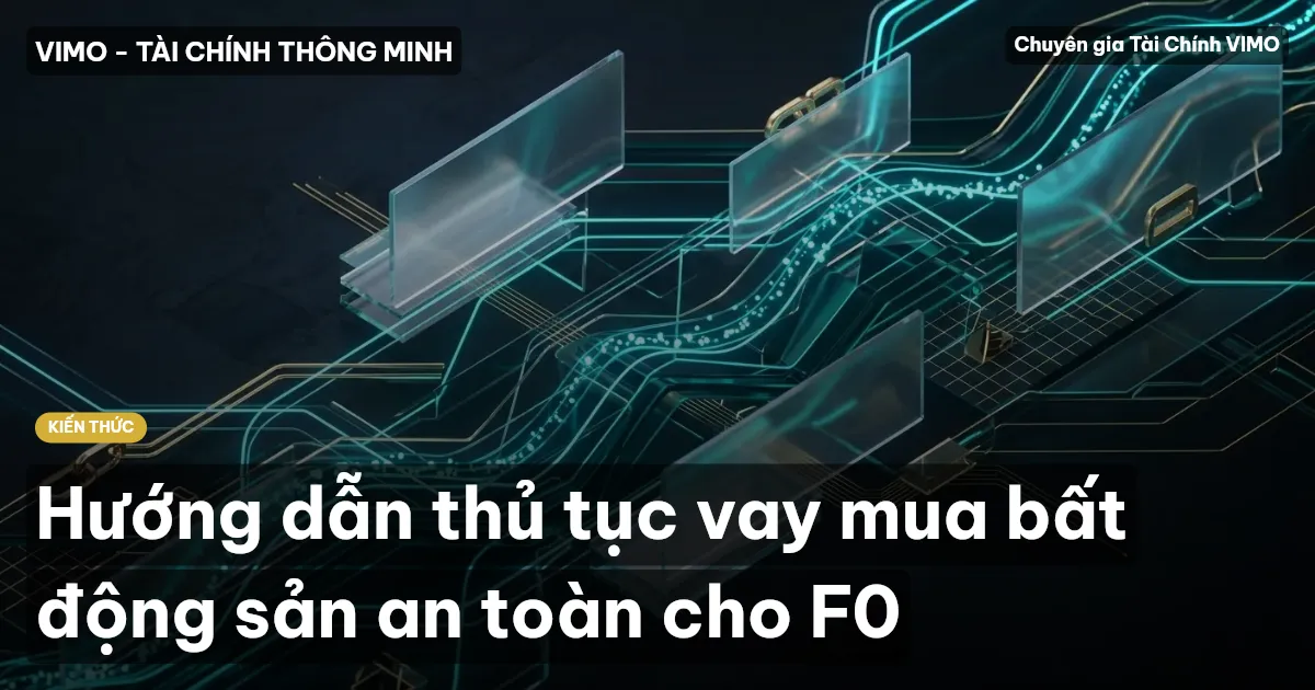 Hướng dẫn thủ tục vay mua bất động sản an toàn cho F0