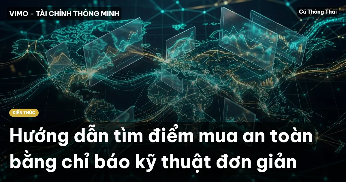 Hướng dẫn tìm điểm mua an toàn bằng chỉ báo kỹ thuật đơn giản