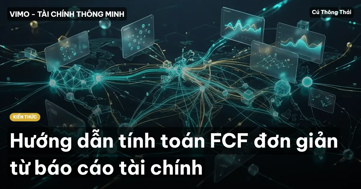 Hướng dẫn tính toán FCF đơn giản từ báo cáo tài chính