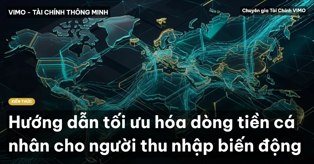 Hướng dẫn tối ưu hóa dòng tiền cá nhân cho người thu nhập biến động