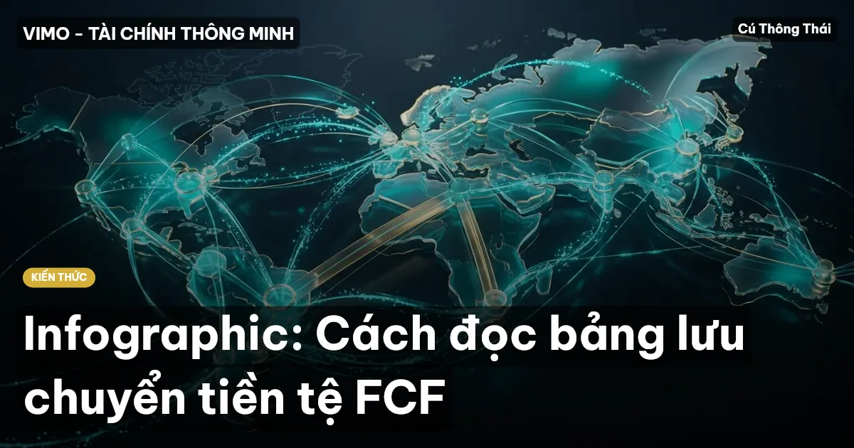 Infographic: Cách đọc bảng lưu chuyển tiền tệ FCF