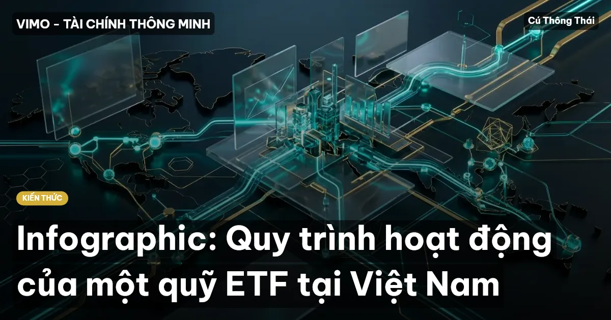 Infographic: Quy trình hoạt động của một quỹ ETF tại Việt Nam