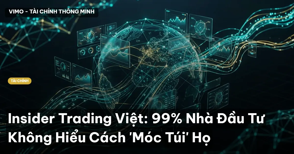 Insider Trading Việt: 99% Nhà Đầu Tư Không Hiểu Cách 'Móc Túi' Họ
