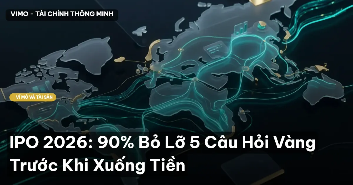 IPO 2026: 90% Bỏ Lỡ 5 Câu Hỏi Vàng Trước Khi Xuống Tiền