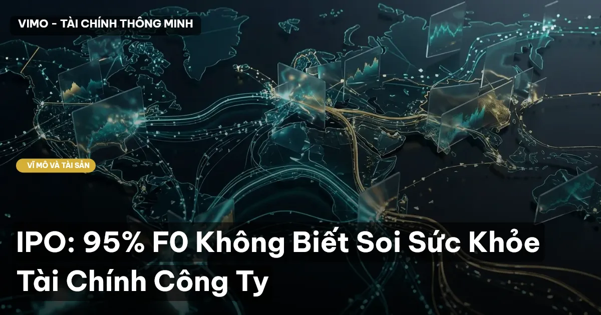 IPO: 95% F0 Không Biết Soi Sức Khỏe Tài Chính Công Ty