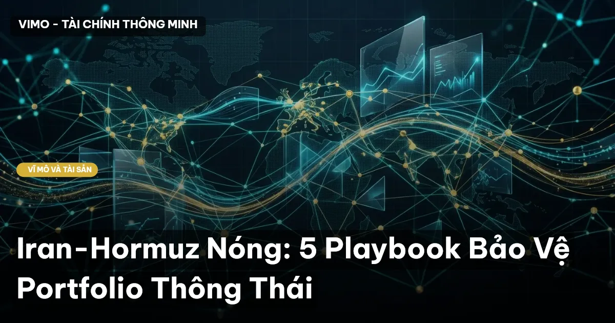 Iran-Hormuz Nóng: 5 Playbook Bảo Vệ Portfolio Thông Thái